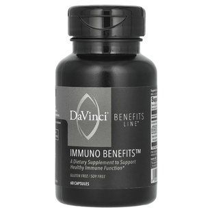DaVinci Laboratories of Vermont, Benefits Line, Immuno Benefits, 60 Capsules купить в Киеве и Украине