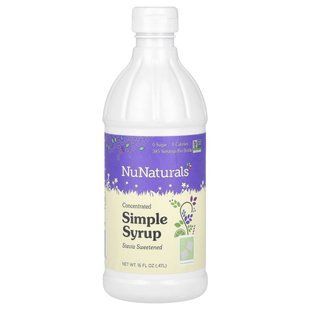Сахарный сироп подсластитель NuNaturals (Stevia Simple Syrup NuStevia) 470 мл купить в Киеве и Украине