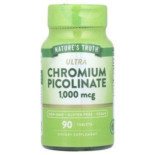 Nature's Truth, Ultra Chromium Picolinate, 1,000 mcg, 90 Tablets купить в Киеве и Украине