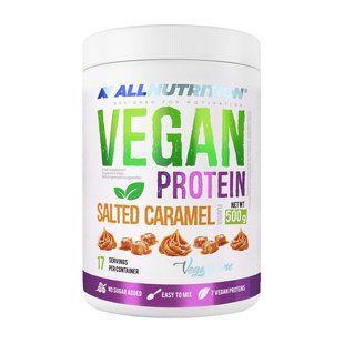 All Nutrition, Vegan Protein, 500 g, salted caramel