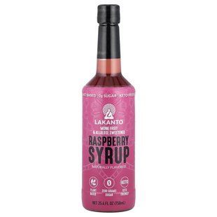 Lakanto, Raspberry Syrup, 25.4 fl oz (750 ml)