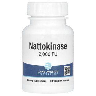 Наттокиназа Lake Avenue Nutrition (Nattokinase) 2000 FU 30 капсул купить в Киеве и Украине