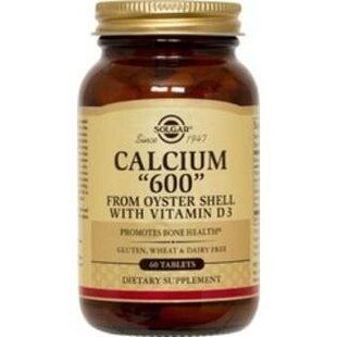 Кальций из раковин устриц Solgar (Calcium "600") 60 таблеток купить в Киеве и Украине