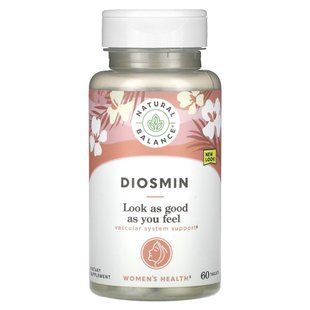 Диосмин, поддержка здоровья вен, Natural Balance, 60 таблеток купить в Киеве и Украине