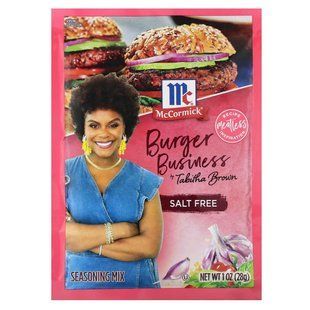 McCormick, Burger Business, Tabitha Brown, без солі, 28 г (1 унція)