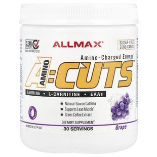 Амінокислоти ALLMAX Nutrition (ACUTS Amino-Charged Energy Drink) 210 г зі смаком винограду