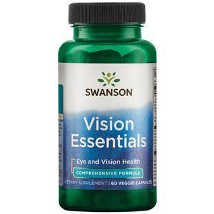Basics of vision, Vision Essentials, Swanson, 60 capsules.