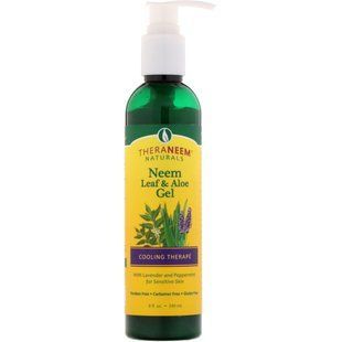 TheraNeem Naturals, neem leaf and aloe gel, cooling therapy, Organix South, 8 fl oz (240 ml).