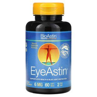 Dietary supplement for eyes Nutrex Hawaii (EyeAstin) 60 capsules