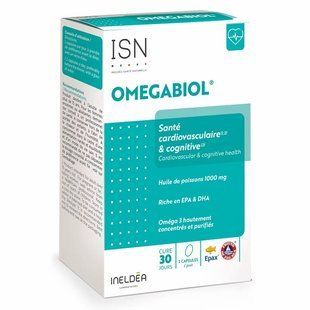 ISN ОМЕГАБИОЛ&reg; 1000 &ndash; здоровая сердечно-сосудистая система / OMEGABIOL&reg; 1000, 60 капсул купить в Киеве и Украине