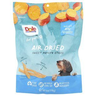 Dole for Pets, Air Dried, Sweet Potato Sticks , 6 oz (170 g) купить в Киеве и Украине