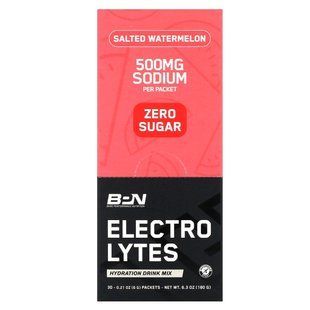 BPN, Electrolytes, Hydration Drink Mix, Salted Watermelon, 30 Packets, 0.21 oz (6 g) Each купить в Киеве и Украине