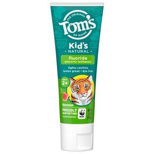 Tom's of Maine, Натуральна зубна паста з фтором проти карієсу, кавун, 144 г (5,1 унції)