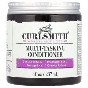 Curlsmith, Многоцелевой кондиционер, кондиционер 3 в 1 для поврежденных волос, 8 жидких унций (237 мл) купить в Киеве и Украине