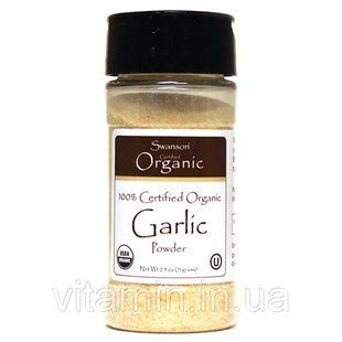 100% Certified Organic Garlic Powder, Swanson, 91 grams