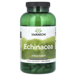 Swanson, Echinacea With Goldenseal Root, 250 Capsules купить в Киеве и Украине