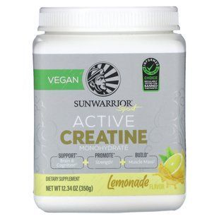 Sunwarrior, Sport, Active Creatine Monohydrate, Lemonade , 12.34 oz (350 g) купить в Киеве и Украине