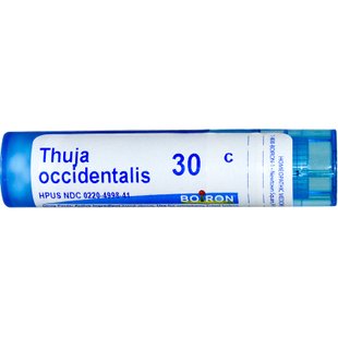 Туя западная 30С Boiron (Single Remedies Thuja Occidentalis 30C) прибл. 80 гранул купить в Киеве и Украине