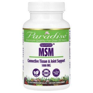 Метилсульфонилметан Paradise Herbs 90 капсул купить в Киеве и Украине