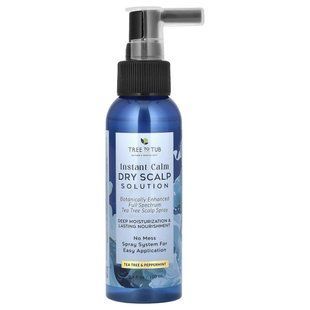 Tree To Tub, Instant Calm Dry Scalp Solution, Tea Tree & Peppermint, 3.4 fl oz (100 ml)