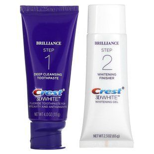Crest, 3D White, Daily Whitening 2-Step Treatment, 1 Kit купить в Киеве и Украине