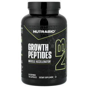 NutraBio, пептиды роста, 196 капсул купить в Киеве и Украине