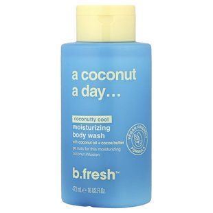 b.fresh, A Coconut A Day, увлажняющий гель для душа, прохладный кокос, 473 мл (16 жидк. унций) купить в Киеве и Украине