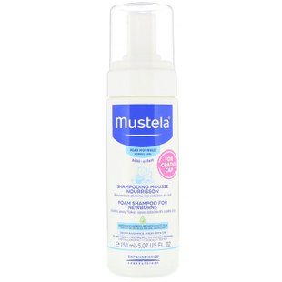 Пенный шампунь для новорожденных, Mustela, 5,07 жидких унций (150 мл) купить в Киеве и Украине