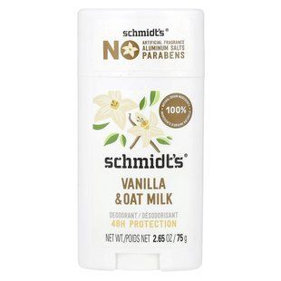 Schmidt's, Deodorant, Vanilla & Oat Milk, 2.65 oz (75 g) купить в Киеве и Украине