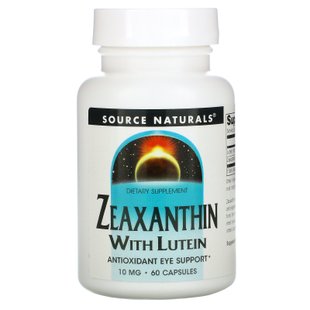 Зеаксантин с лютеином Source Naturals (Zeaxanthin with Lutein) 60 капсул купить в Киеве и Украине