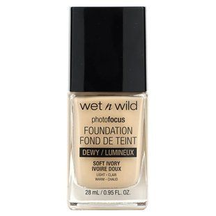 wet n wild, PhotoFocus, Foundation, Dewy, 1111519 Soft Ivory, 0.95 fl oz (28 ml)