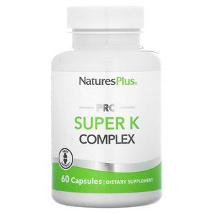 NaturesPlus, комплекс Pro Super K, 60 капсул