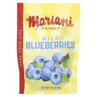 Mariani Dried Fruit, Premium, Дикая черника, 3,5 унции (99 г) купить в Киеве и Украине