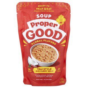 Proper Good, тайский стиль, суп из красного карри, средний, 340 г (12 унций) купить в Киеве и Украине