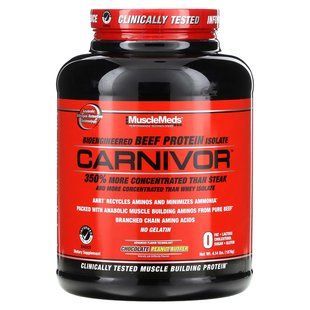 Carnivor, шоколадно-арахисовое масло, MuscleMeds, 2,016 кг купить в Киеве и Украине