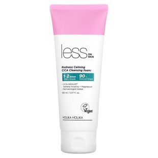 Holika Holika, Less On Skin, Redness Calming CICA Cleansing Foam, 5.07 fl oz (150 ml)