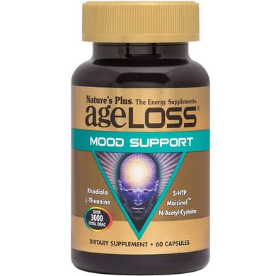 Вітаміни для підтримки настрою Nature's Plus (AgeLoss Mood Support) 60 капсул
