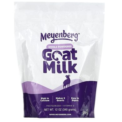 Meyenberg Goat Milk, Цілісне козяче молоко, 12 унцій (340 г)