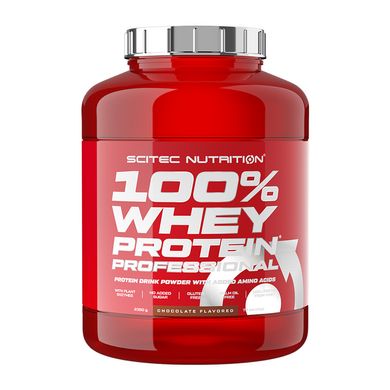 100% Whey Protein Professional Scitec Nutrition 2,3 kg chocolate купить в Киеве и Украине