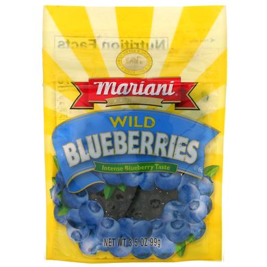 Mariani Dried Fruit, Premium, Дика чорниця, 3,5 унції (99 г)