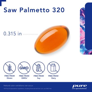 Со Пальметто Pure Encapsulations (Saw Palmetto) 320 мг 120 капсул