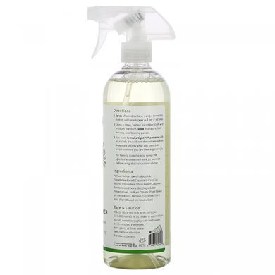 Puracy, Natural cleaning agent for surfaces, green tea and lime, 25 fluid ounces (739 ml).