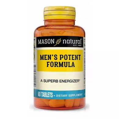 Чоловіча формула потенції Mason Natural (Men’s Potent Formula) 60 таблеток