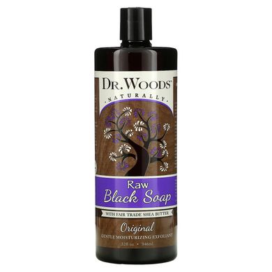 Чорне мило Dr. Woods (Raw Black Soap) 946 мл