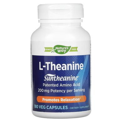 L-теанін Enzymatic Therapy (L-Theanine) 100 мг 180 капсул