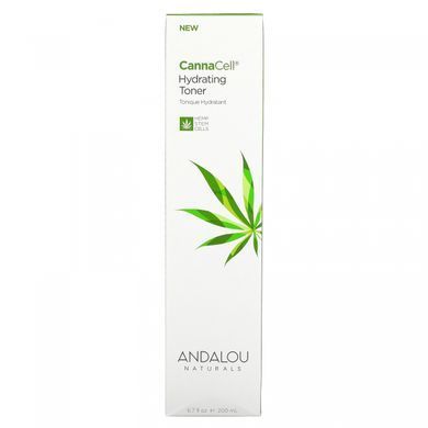Andalou Naturals, CannaCell, зволожуючий тонік, 6,7 рідких унцій (200 мл)