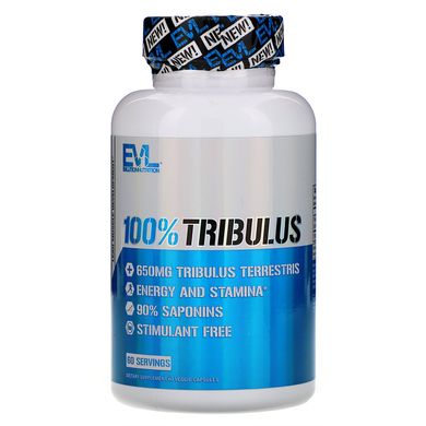100% Трибулус, подвійна сила , EVLution Nutrition, 60 капсул