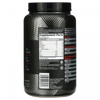 GNC, AMP, pure isolate, microfiltered whey isolate, with chocolate glaze flavor, 966 g (2.13 pounds)