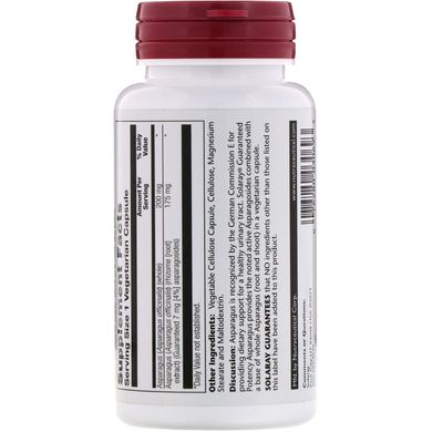 Астрагалус, Asparagus, Solaray, 175 мг, 60 вегетаріанських капсул