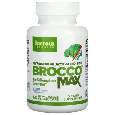 BroccoMax, посилений мікросіназою, Jarrow Formulas, 60 капсул